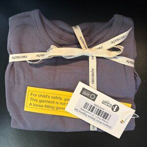 Mini Mioche - Dreamy Short Sleeve PJ Set - 12 Months - Vintage Plum - NWT